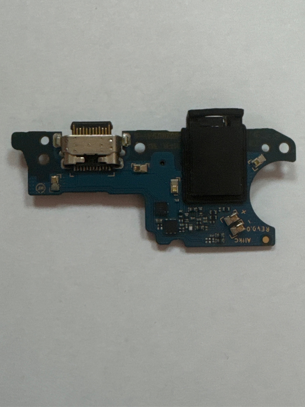 Шлейф для Samsung A025F/A037F (A02s/A03s) плата системный разъем/разъем гарнитуры/микрофон - Премиум