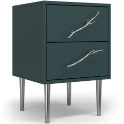 Тумба Арт Колор matte Стайл Сильвер Зеленый бирюзовый матовый