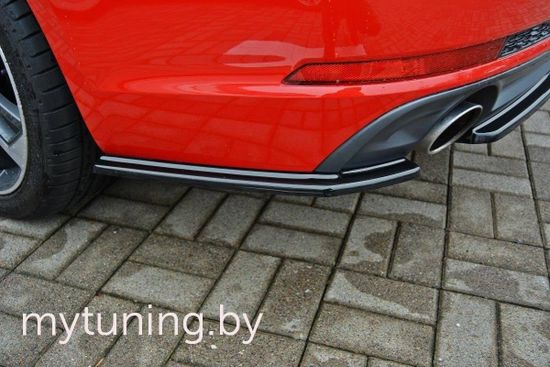 Сплиттеры бампера заднего боковые V.2 для AUDI A4 B9 Avant S-Line (15-...)