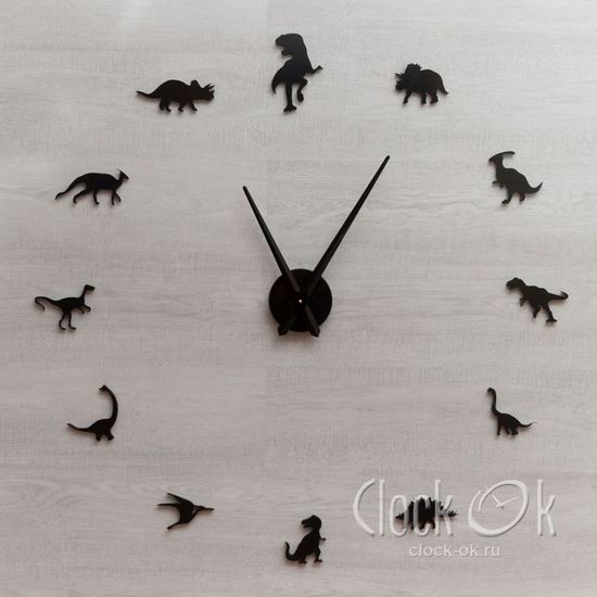 Настенные 3D часы Dino