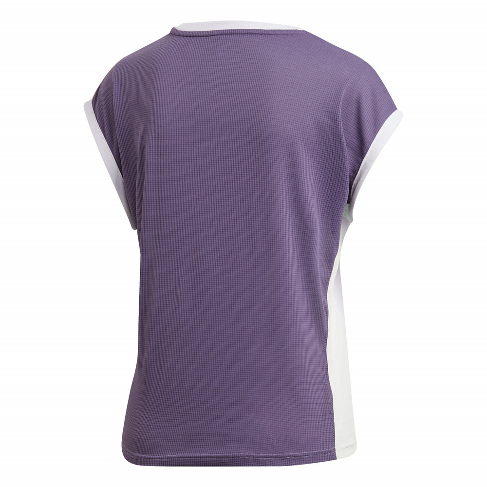 Женская теннисная футболка Adidas Women Tee Heat Ready - Фиолетовый
