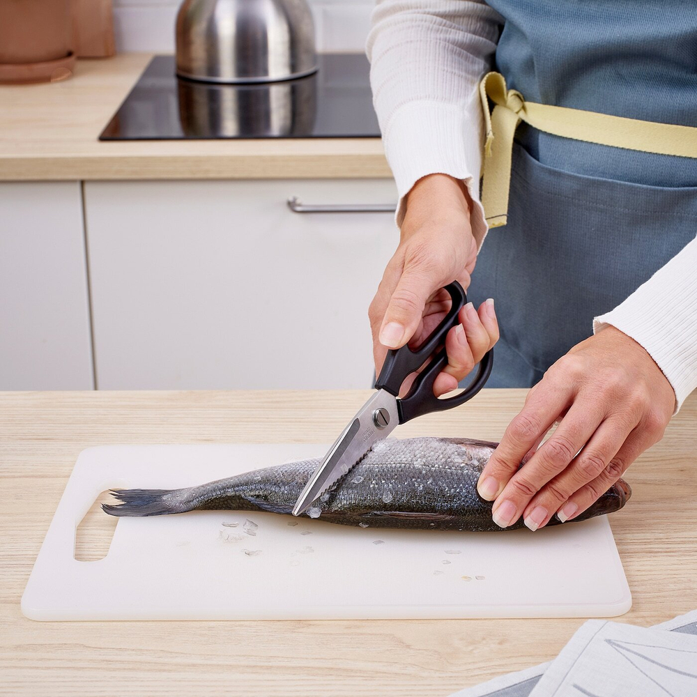 Кухонные ножницы IKEA SVARTFISK (СВАРТФИСК), Нержавеющая сталь, Черный