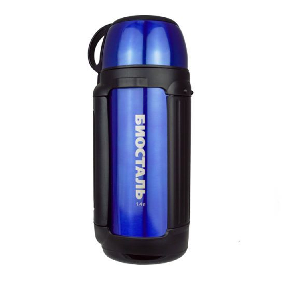 Термос универсальный (для еды и напитков) Biostal Авто (1,4 литра), синий