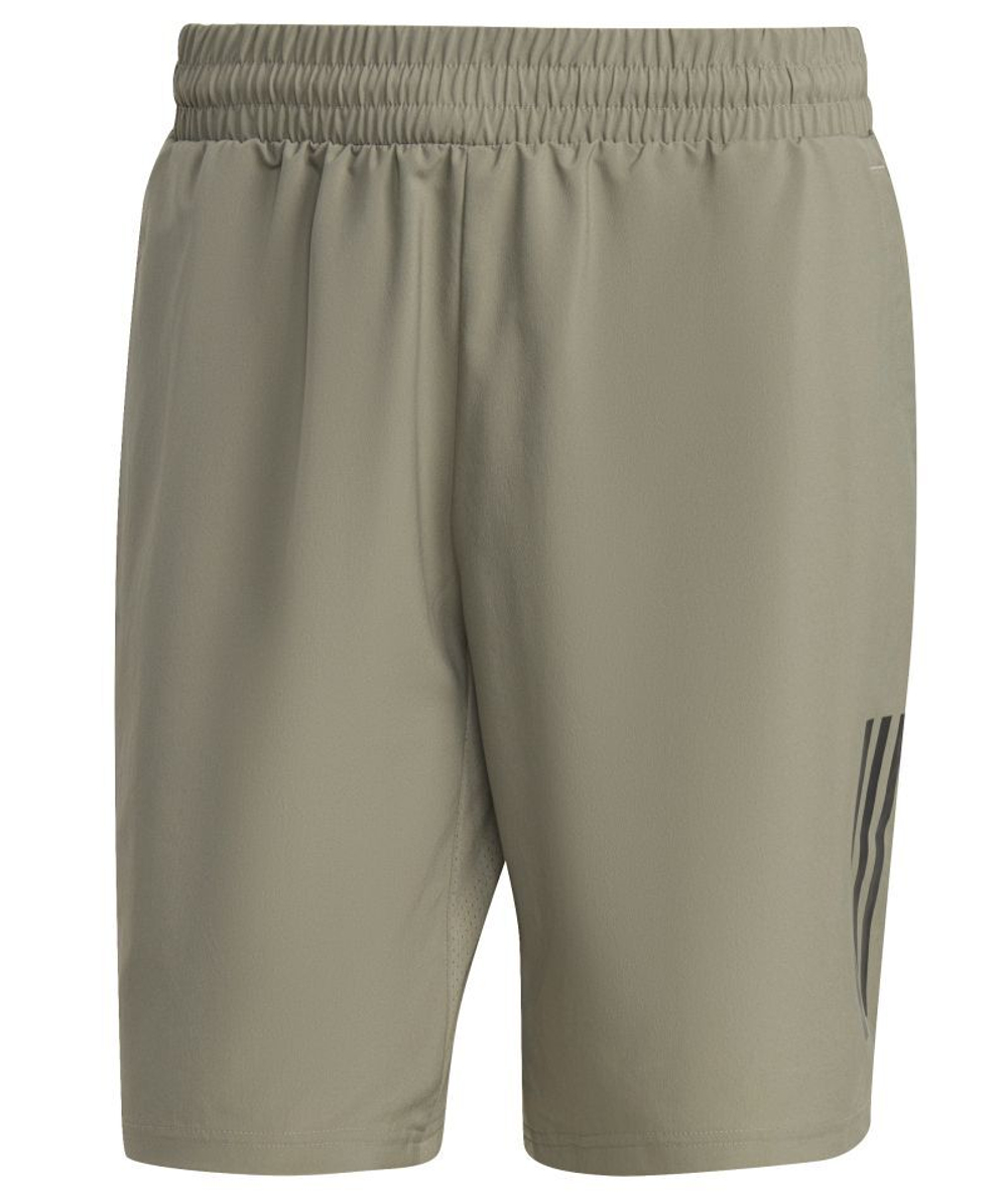 Мужские теннисные шорты Adidas Club 3-Stripes Tennis Shorts - silver pebble