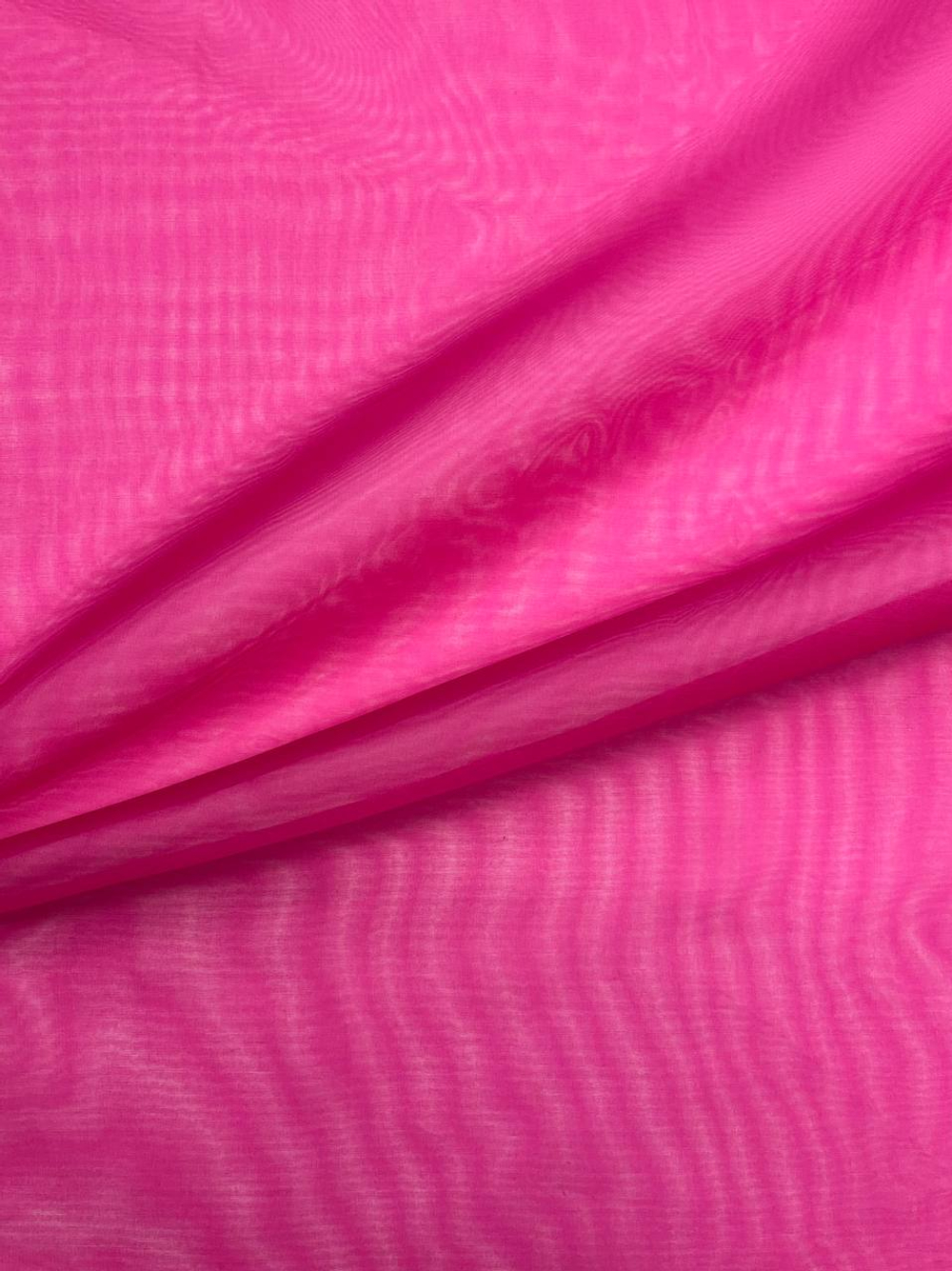 Шелк органза фуксия