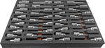 OMT42STE Набор насадок торцевых 1/2" DR, со вставками-битами TORX® T20-T70 в EVA ложементе 280х375 мм, 42 предмета