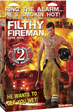 Кукла-мужчина Filthy Fireman Love