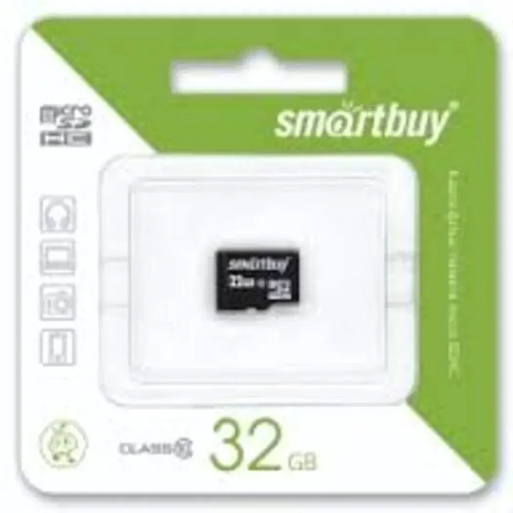 32 Gb microSD Smartbuy Class 10 без адаптера
