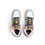 Кроссовки Jordan 1 Mid SE "White Cave Stone" GS