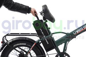 Электровелосипед WHITE SIBERIA SLAV PRO 1000W 48V/13A Elki Green (зеленый) фото  7