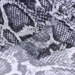 Сетка бельевая эластичная 100 г/м², шир.160 см / 3 метра.SZ025816, принт питон, цв.белый+черный /SZ025816.19/3/