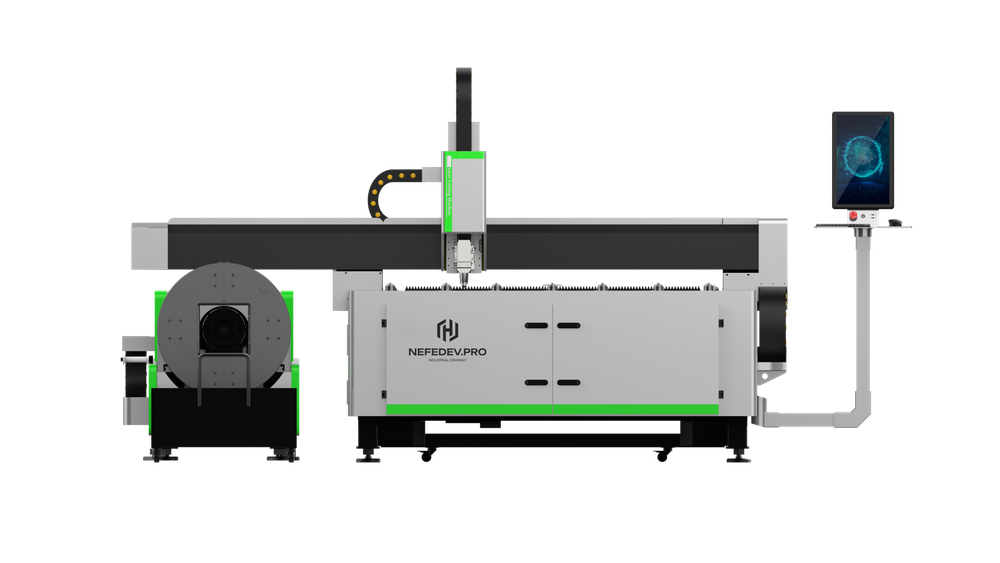 Оптоволоконный лазерный станок для реки металла LEAPION 3015 LF-ST (1500 Вт)