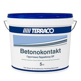 Грунтовка Terraco (Террако) акриловая Terrabond Террабонд SP бетоноконтакт 5 кг