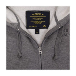Толстовка Hutton Alpha Industries (серая - h.grey)