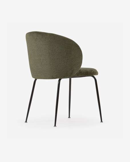 Стул Minna зеленый шенилл | La Forma | Испания | Купить в Hallberg.ru