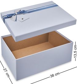 WF-181-A Набор коробок из 3 шт, голубовато-серый