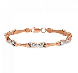 Браслет из золота с фианитами