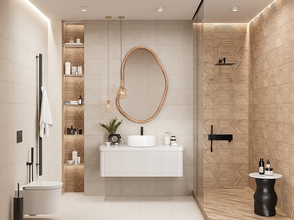 Pinto beige wall 01 250х600 (1-й сорт)