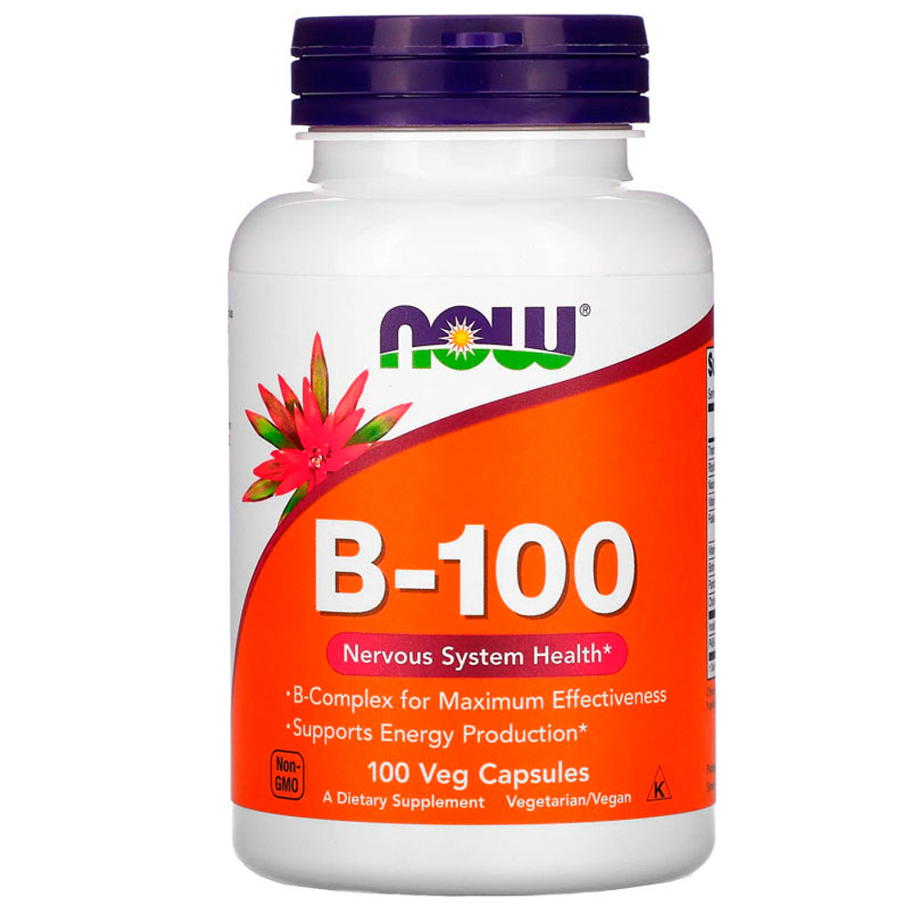 NOW Vitamin B-100 (100 капс.)