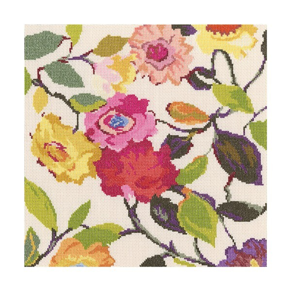 "Калейдоскоп цветов"-M493  вышивка