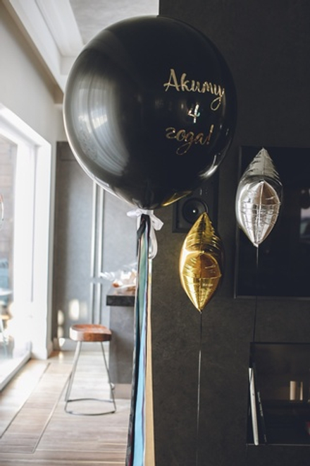 Gold boy set (3 шара) +tassel