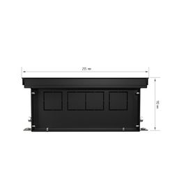 Конвектор внутрипольный Royal Thermo ATRIUM TURBO-110/250/1200-DG-U-BL