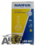Автолампа H27W2 12V Narva 881 цоколь Г-образный (PGJ13) 48040