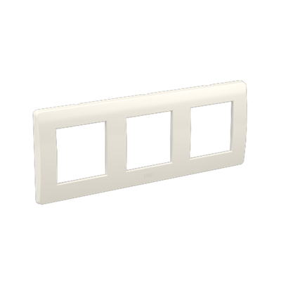 Рамка на 2+2+2 модуля (трехместная), белая, RAL9010