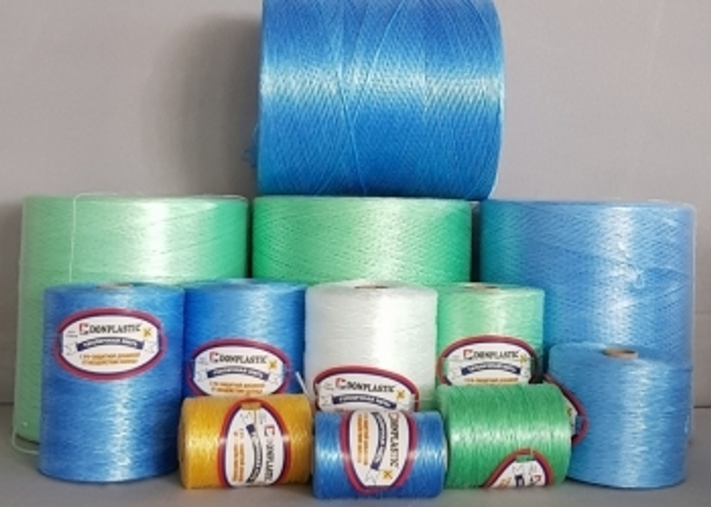 Тепличная нить "DONPLASTIC" белая, 1000текс (4000м./4кг.)