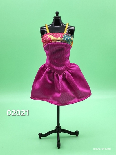 Одежда для куклы Барби винтаж платье 02021