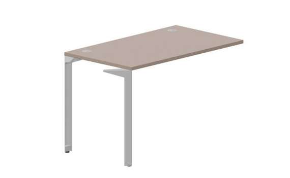 Стол 118х68х75см (2 громмета) - приставной элемент