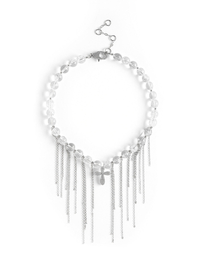 Колье "Mountain Plump Cross" Silver