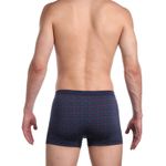 Мужские трусы боксеры темно-синие с принтом Sergio Dallini SG2936-2