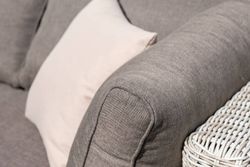 "Лунго" трансформирующаяся лаунж-зона из искусственного ротанга, цвет бежевый