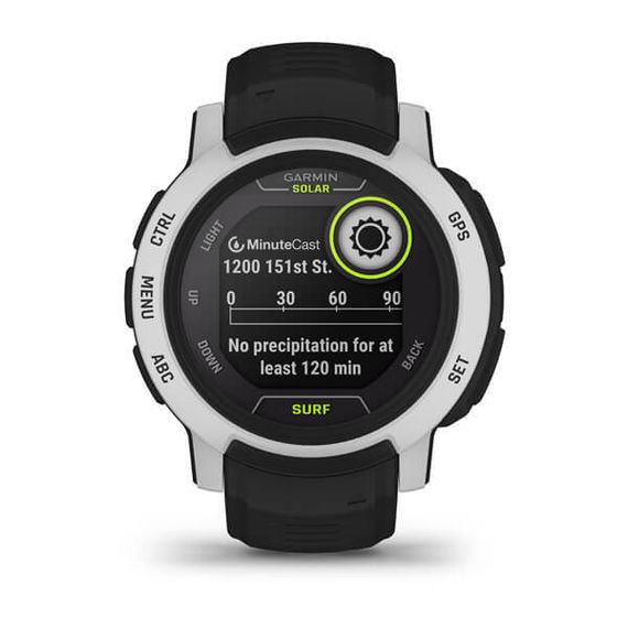 Умные часы Garmin INSTINCT 2 SOLAR Surf черный с белым безелем