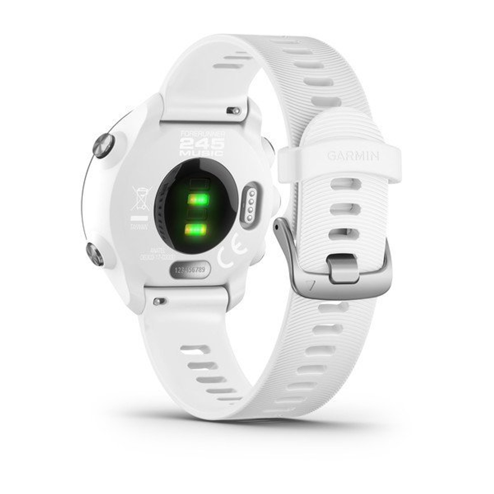 Часы Garmin Forerunner 245 Music белый с белым ремешком (010-02120-31)