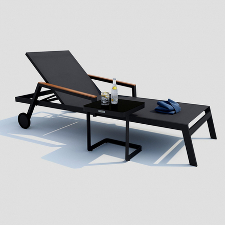 Шезлонг Ideal Patio СПОНДА карбон