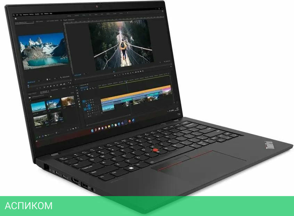 Ноутбук Lenovo ThinkPad T14 Gen 4 Black (21HESGC300)