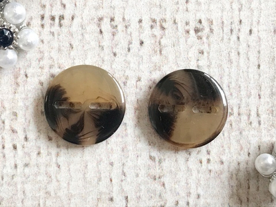 Пуговицы костюмные, d 1,5 см