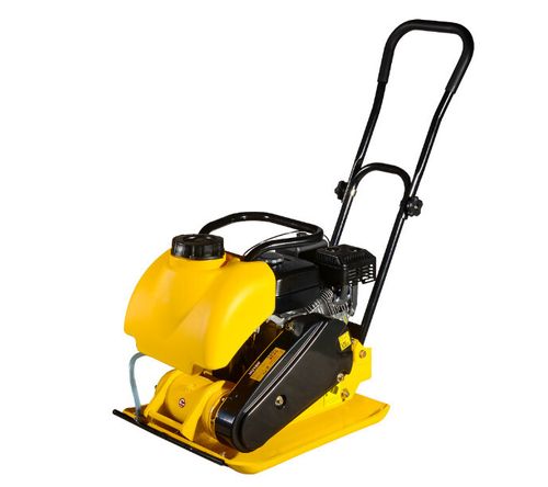 Виброплита бензиновая Huter VP-90W  - [90 кг / 25 кН / ДВС Huter] с баком для воды