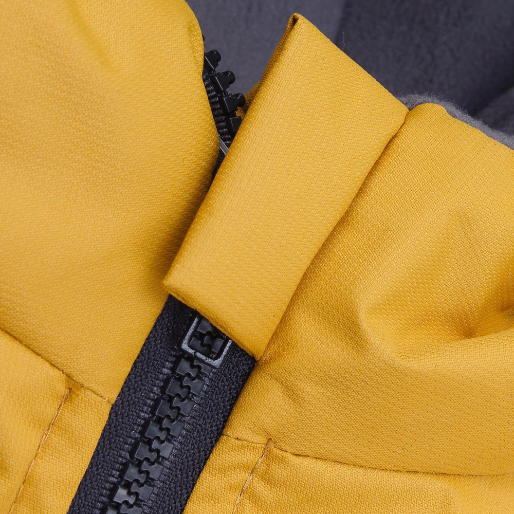 Куртка для девочек 2401-07 мембрана р.134-140 горчица (Ириска)