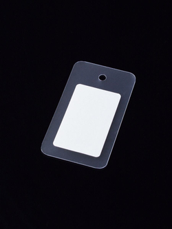*Набор бирок с биркодержателями пластик прозрачный