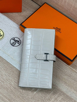 Кошелек Hermes из кожи крокодила
