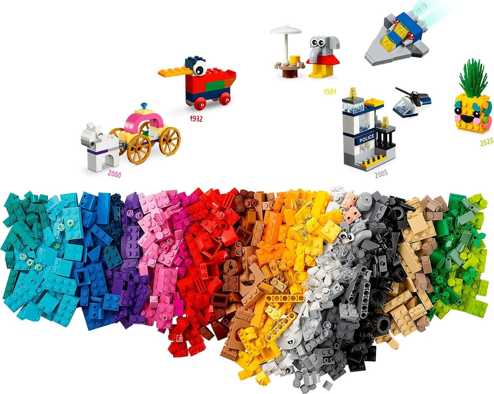 Конструктор LEGO CLASSIC 11021 90 лет игры