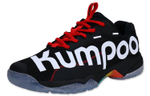 KUMPOO Flip Light Wheel D72 Cushioning Breathable Coverage Support Lightweight Low top Badminton Shoes Unisex Black
