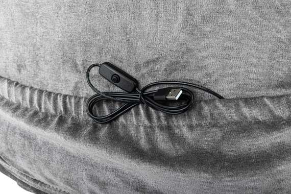 Кресло руководителя Бюрократ T-9950MSG-F Fabric серый Light-19 крестов. пластик подст.для ног