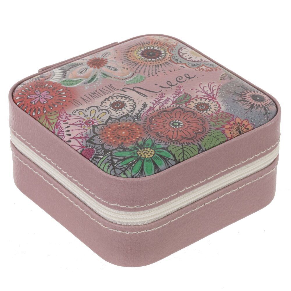 GAEM Шкатулка для украшений дорожная, L10 W10 H5 см