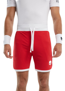Мужские теннисные шорты Hydrogen Tech Shorts - red/white