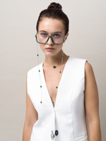 Цепочка на очки "Graini" с малахитом