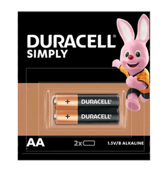 Батарейка щелочная DURACELL LR06 (AA) SIMPLY 1.5В